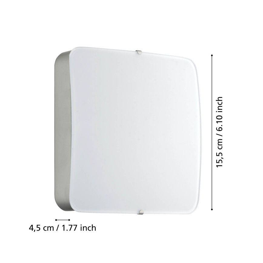 Eglo 95967 - LED Stropní svítidlo CUPELLA LED/11W/230V matný chrom