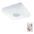 Eglo 95974 - LED Stmívatelné stropní svítidlo VOLTAGO 2 LED/14W/230V + dálkové ovládání 