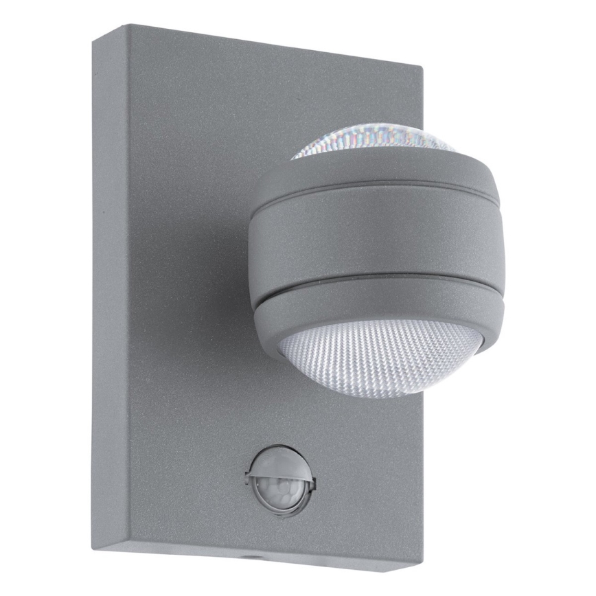 Eglo 96019 - LED Venkovní nástěnné svítidlo s čidlem SESIMBA 1 2xLED/3,7W