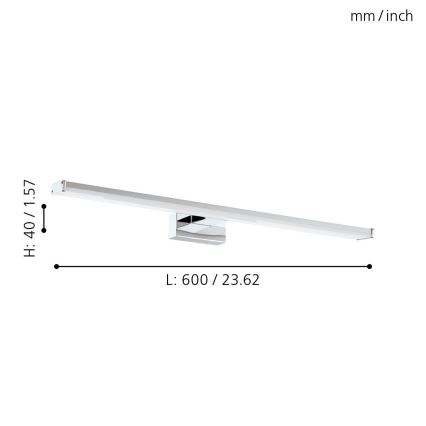 Eglo 96065 - LED Koupelnové svítidlo PANDELLA 1 LED/11W/230V