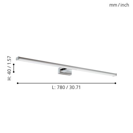 Eglo 96066 - LED Koupelnové svítidlo PANDELLA LED/14W/230V IP44