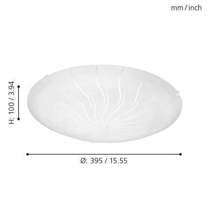 Eglo 96091 - LED stropní svítidlo MARGITTA 1 LED/16W/230V