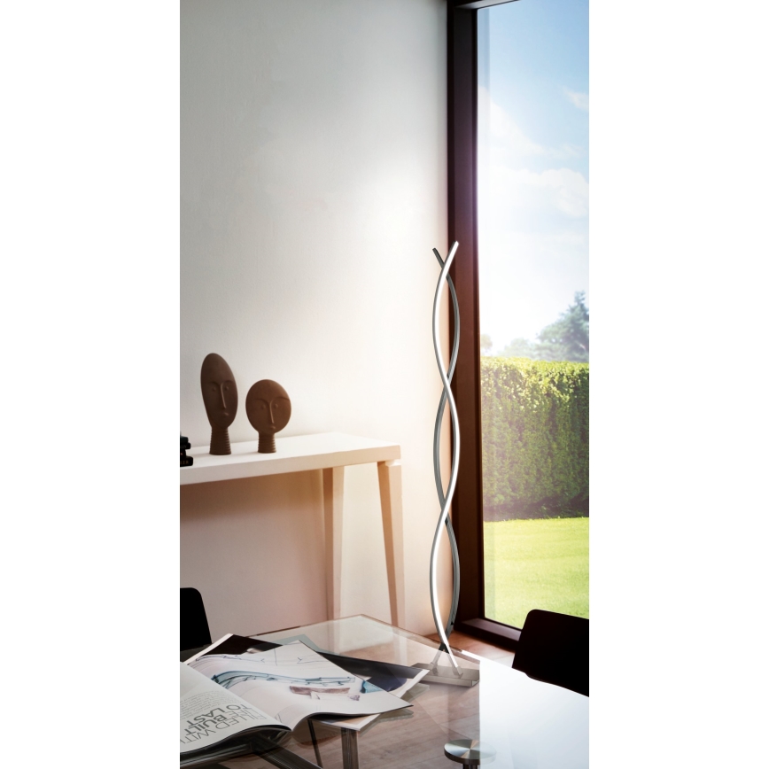 Eglo - LED Stojací lampa LED/36W/230V lesklý chrom