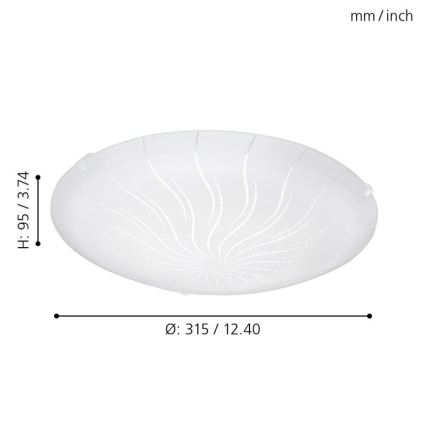 Eglo 96111 - LED stropní svítidlo MARGITTA 1 LED/11W/230V