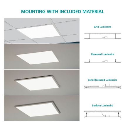 Eglo 96151 - LED Podhledový panel SALOBRENA LED/40W/230V