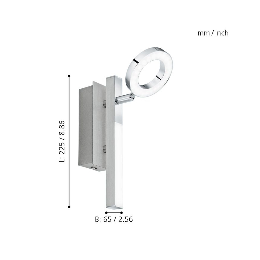 Eglo - Bodové svítidlo LED/3,2W + LED/2,2/230V