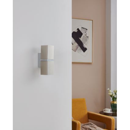Eglo 96264 - LED Nástěnné svítidlo PASSA 2xGU10/2,8W/230V hranaté
