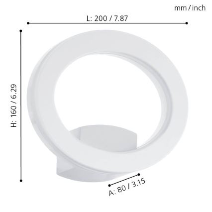 Eglo 96274 - LED venkovní nástěnné svítidlo EMOLLIO LED/10W/230V IP44