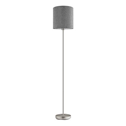 Eglo 96377 - Stojací lampa PASTERI 1xE27/60W/230V šedá