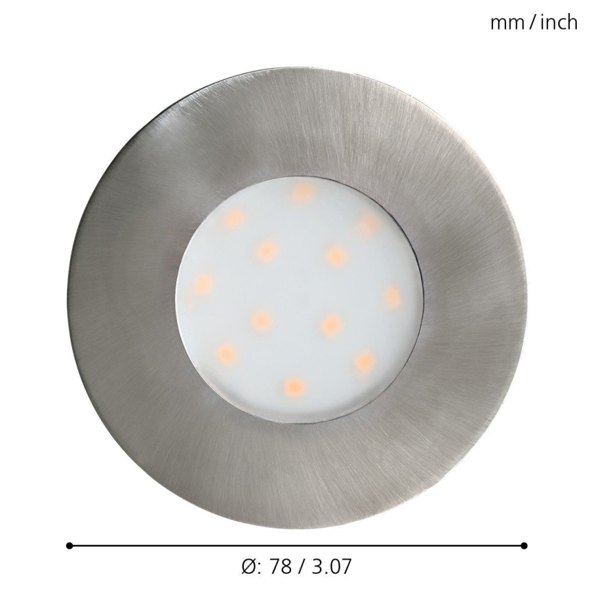 Eglo - LED Venkovní podhledové svítidlo LED/4,9W IP44