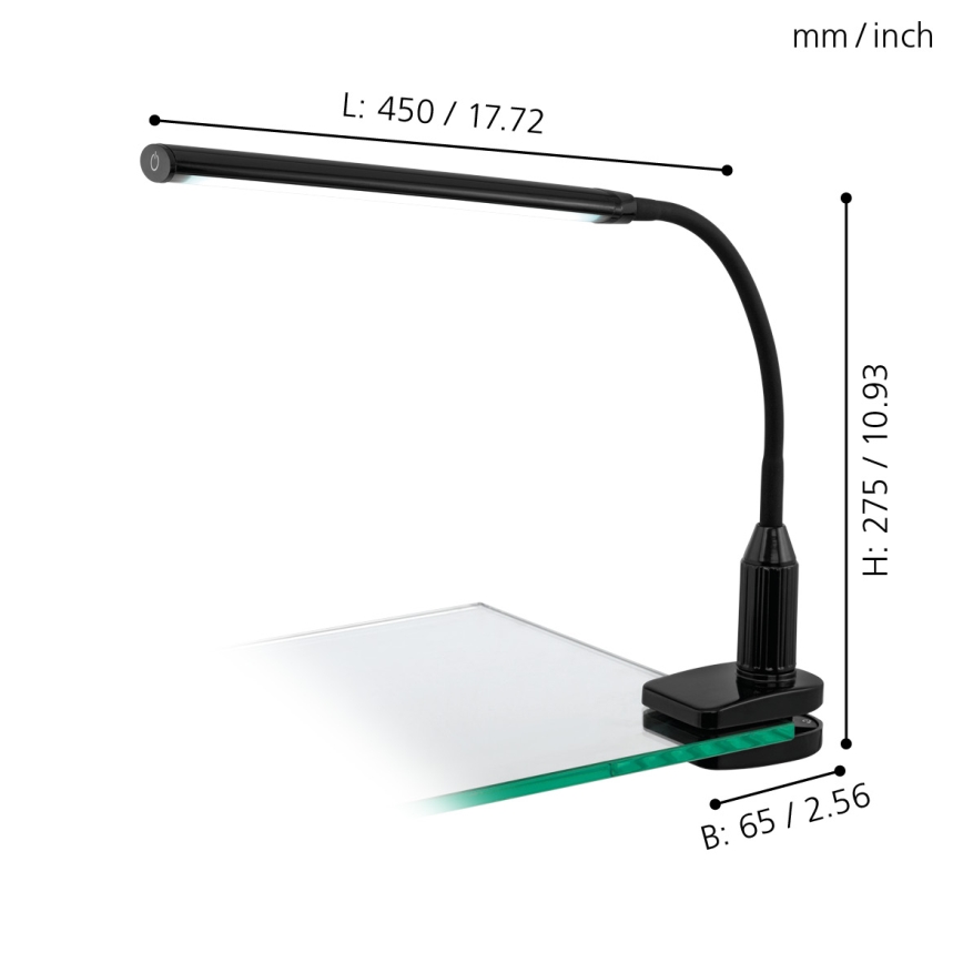 Eglo - LED Stmívatelná lampa s klipem LED/4,5W/230V