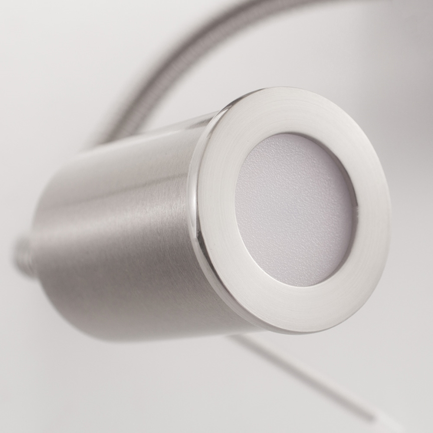 Eglo - LED Flexibilní svítidlo 1xE27/40W+LED/3,8W taupe
