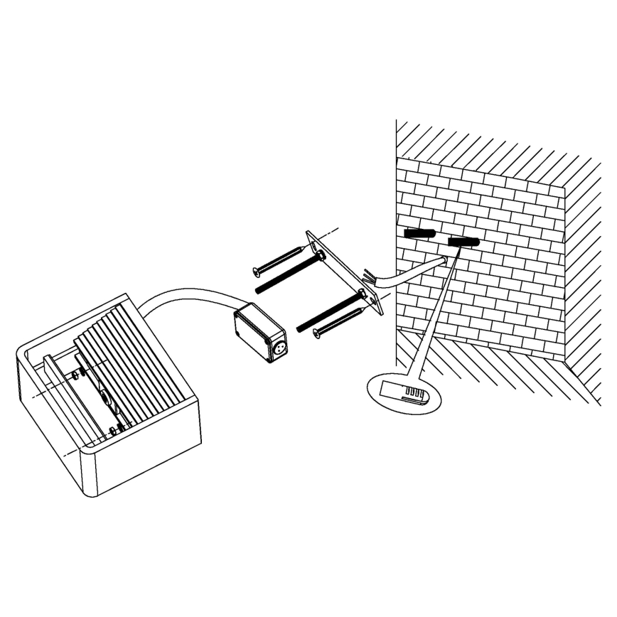 Eglo 96497 - LED Venkovní nástěnné svítidlo DONINNI LED/6W/230V IP44