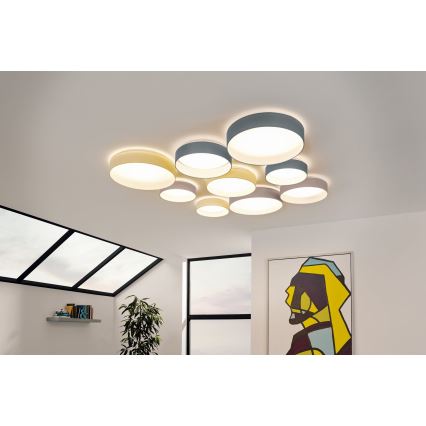 Eglo - LED Stmívatelné stropní svítidlo 1xLED/18W/230V béžová