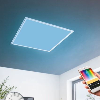 Eglo 96662 - LED Stmívatelné stropní svítidlo SALOBRENA-C LED/16W/230V + dálkové ovládání