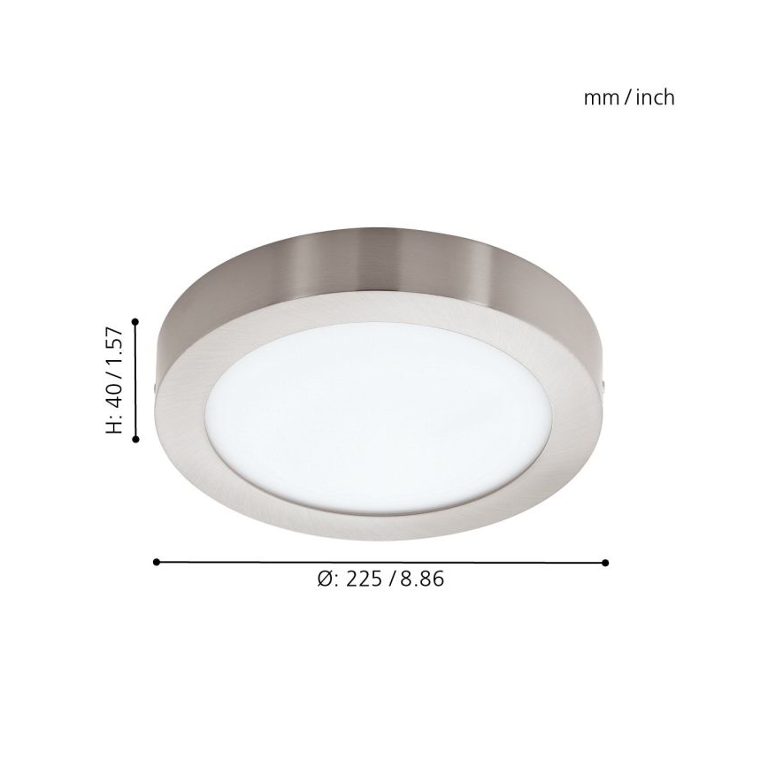 Eglo - LED RGBW Stmívatelné stropní svítidlo FUEVA-C LED/15,6W/230V Bluetooth