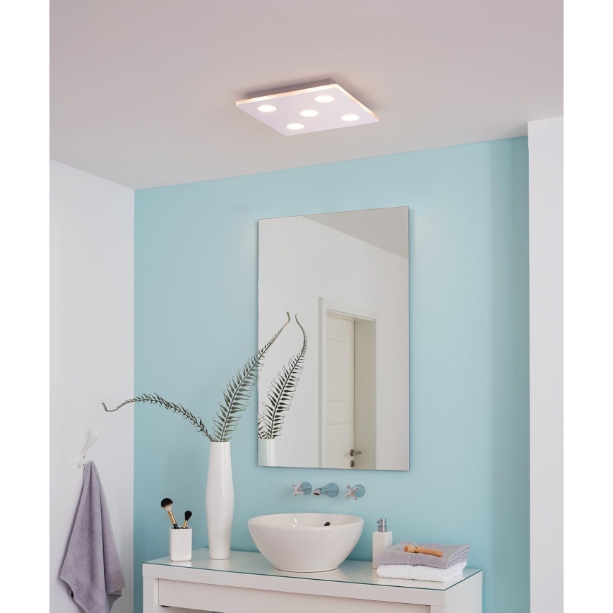 Eglo - LED Koupelnové stropní svítidlo 5xLED/4,5W/230V IP44