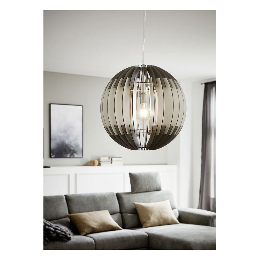 Eglo 96973 - Lustr na lanku OLMERO 1xE27/60W/230V