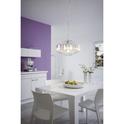 Eglo 96987 - Lustr na lanku PEDROLA 1xE27/60W/230V