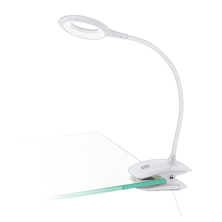Eglo - LED Stmívatelná lampa s klipem 1xLED/3W/230V 500 mAh bílá