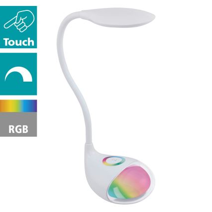 Eglo - LED Stmívatelná stolní lampa LED/2,2W+0,3W/230V RGB