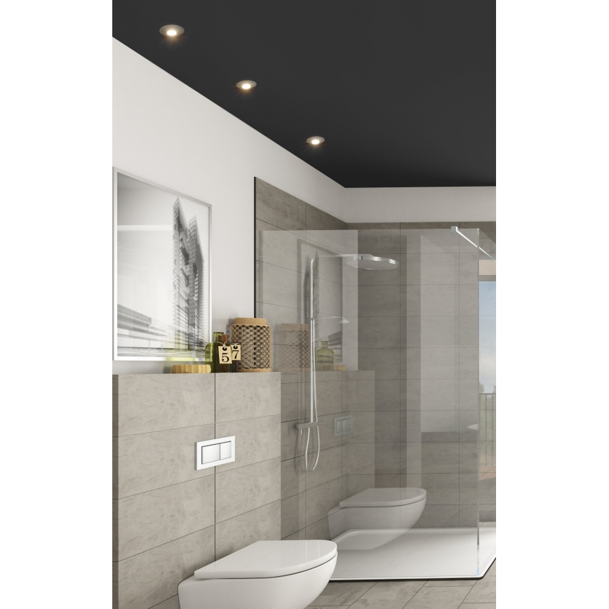 Eglo - LED Koupelnové podhledové svítidlo 3xLED/1W/230V IP44