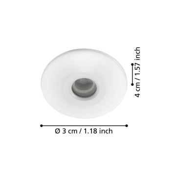 Eglo 97079 - LED Koupelnové podhledové svítidlo CHANGO 3xLED/1W/230V IP44