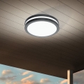 Eglo 97237 - LED Stmívatelné koupelnové stropní svítidlo LOCANA-C LED/14W/230V antracit Bluetooth IP44