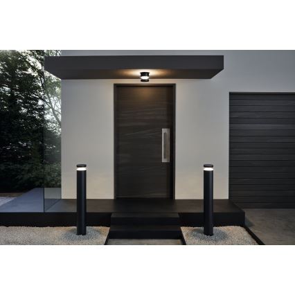 Eglo - LED Venkovní nástěnné svítidlo LED/11W/230V černá IP65