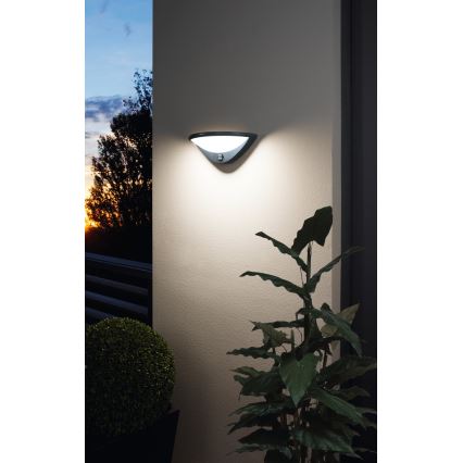 Eglo 97312 - LED Venkovní nástěnné svítidlo se senzorem BELCREDA LED/9,3W/230V IP44