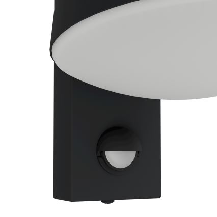 Eglo - Venkovní nástěnné svítidlo se senzorem 1xE27/10W/230V IP44