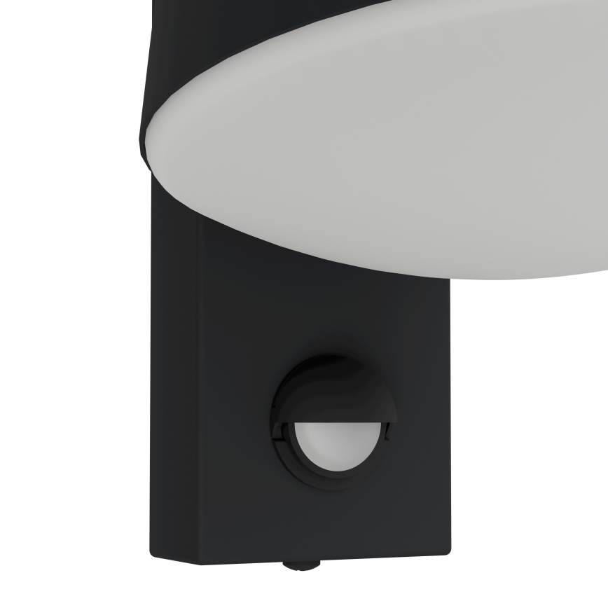 Eglo - Venkovní nástěnné svítidlo se senzorem 1xE27/10W/230V IP44