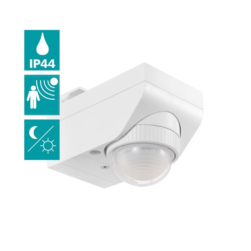 Eglo 97466 - Venkovní senzor pohybu a soumraku DETECT ME 4 12 m bílá IP44