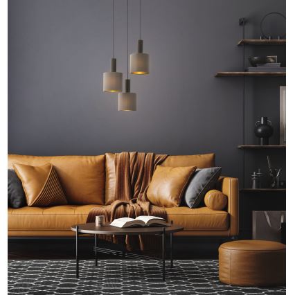 Eglo - Lustr na lanku 3xE27/60W/230V