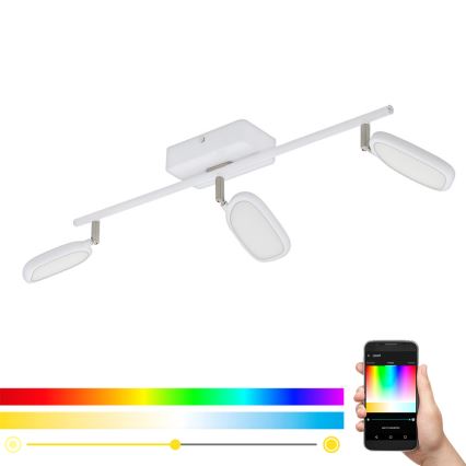 Eglo - LED RGB Bodové svítidlo PALOMBARE-C 3xLED/5W/230V