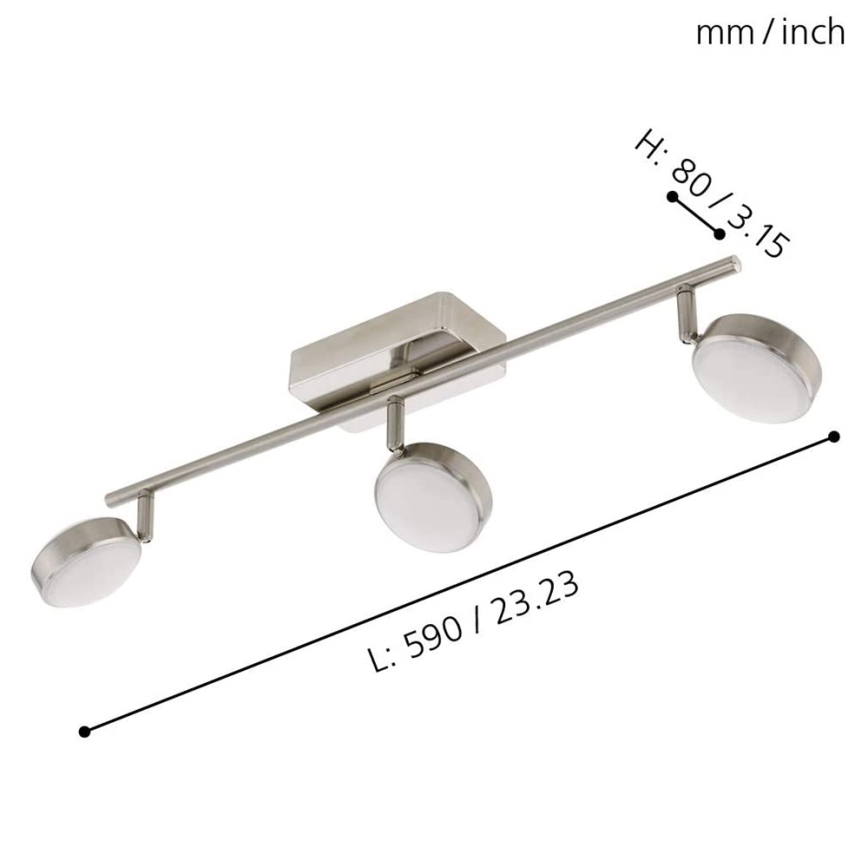 Eglo - LED RGB Bodové svítidlo CORROPOLI-C 3xLED/5W/230V