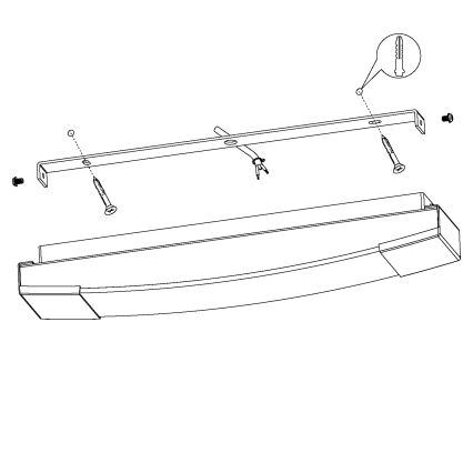 Eglo 97718 - LED Koupelnové zrcadlové svítidlo SIDERNO LED/8,3W/230V IP44