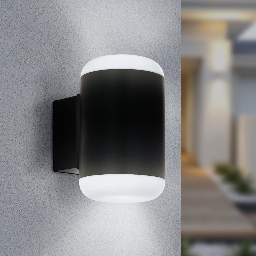 Eglo 97844 - Venkovní nástěnné svítidlo MERLITO 1xE27/10W/230V antracit IP44