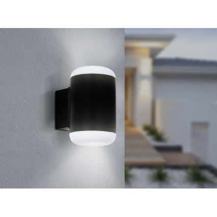 Eglo 97844 - Venkovní nástěnné svítidlo MERLITO 1xE27/10W/230V antracit IP44