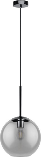 Eglo 97847 - Lustr na lanku TINDARI 1xE27/28W/230V černá/kouřová