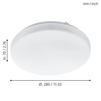 Eglo 97871 - LED Stropní svítidlo FRANIA LED/11,5W/230V