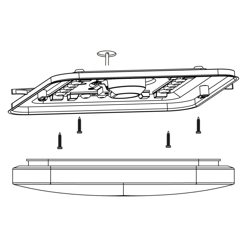 Eglo - LED Stropní svítidlo LED/11,5W/230V
