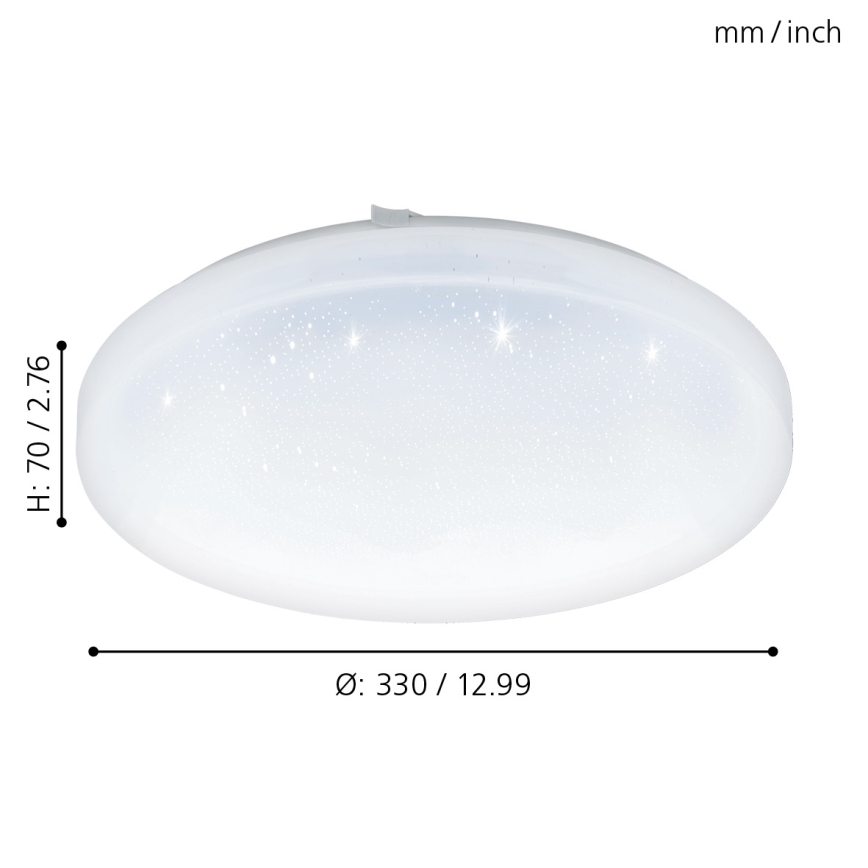 Eglo - LED Stropní svítidlo LED/17,3W/230V