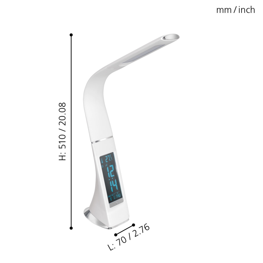 Eglo - Stmívatelná LED Stolní lampa LED/3,2W/230V
