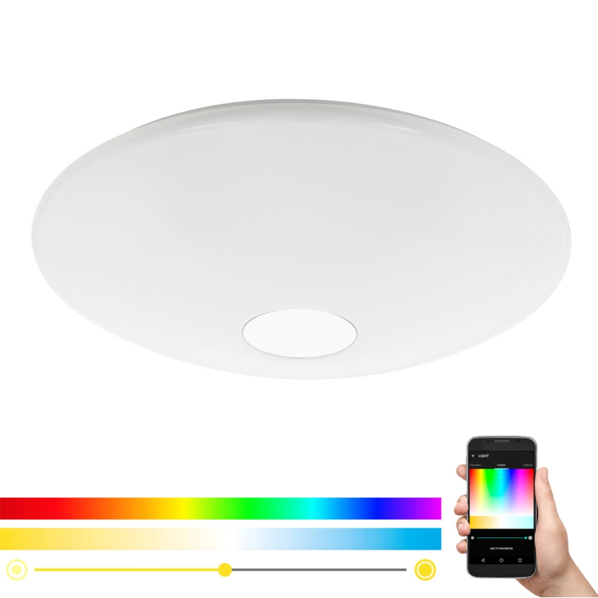 Eglo 97918 - LED RGB Stmívatelné stropní svítidlo TOTARI-C LED/34W/230V + dálkové ovládání