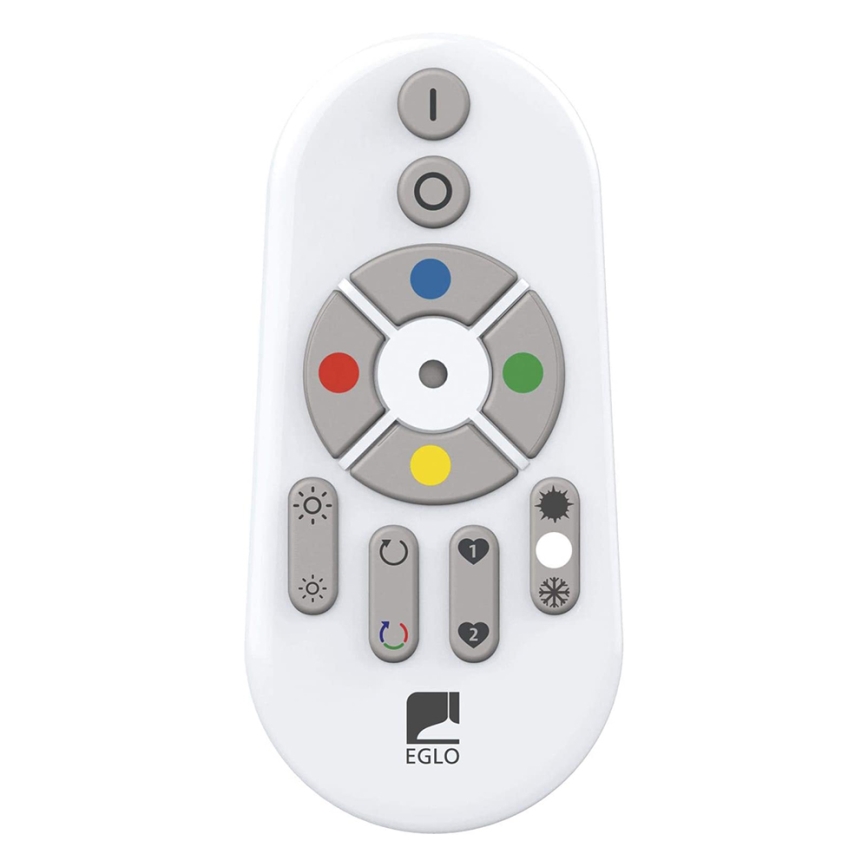 Eglo - LED RGB Stmívatelné stropní svítidlo TOTARI-C LED/34W/230V + dálkové ovládání