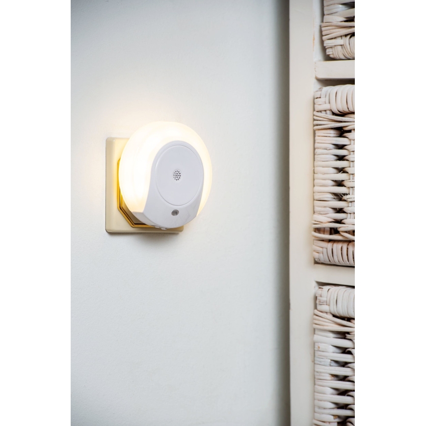 Eglo - LED Noční světlo se senzorem 2xLED/0,4W/230V 3000K