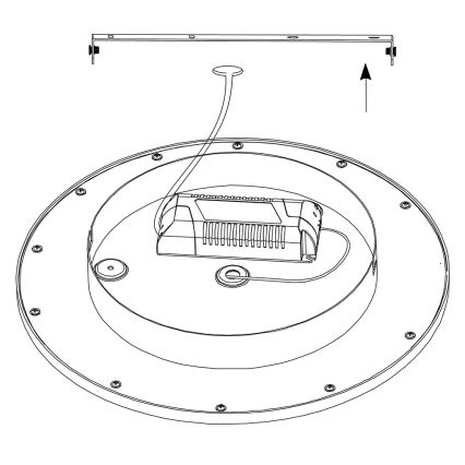 Eglo - LED RGBW Stropní svítidlo SARSINA-C LED/16W/230V + dálkové ovládání