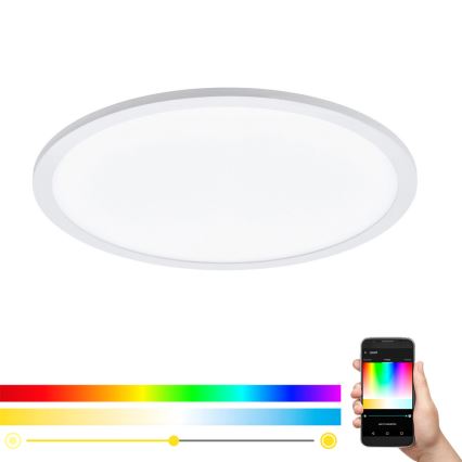 Eglo - LED RGB Stropní svítidlo SARSINA-C LED/21W/230V + dálkové ovládání