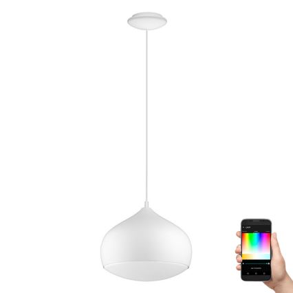 Eglo - LED RGBW Stmívatelný lustr na lanku COMBA-C LED/18W/230V Bluetooth